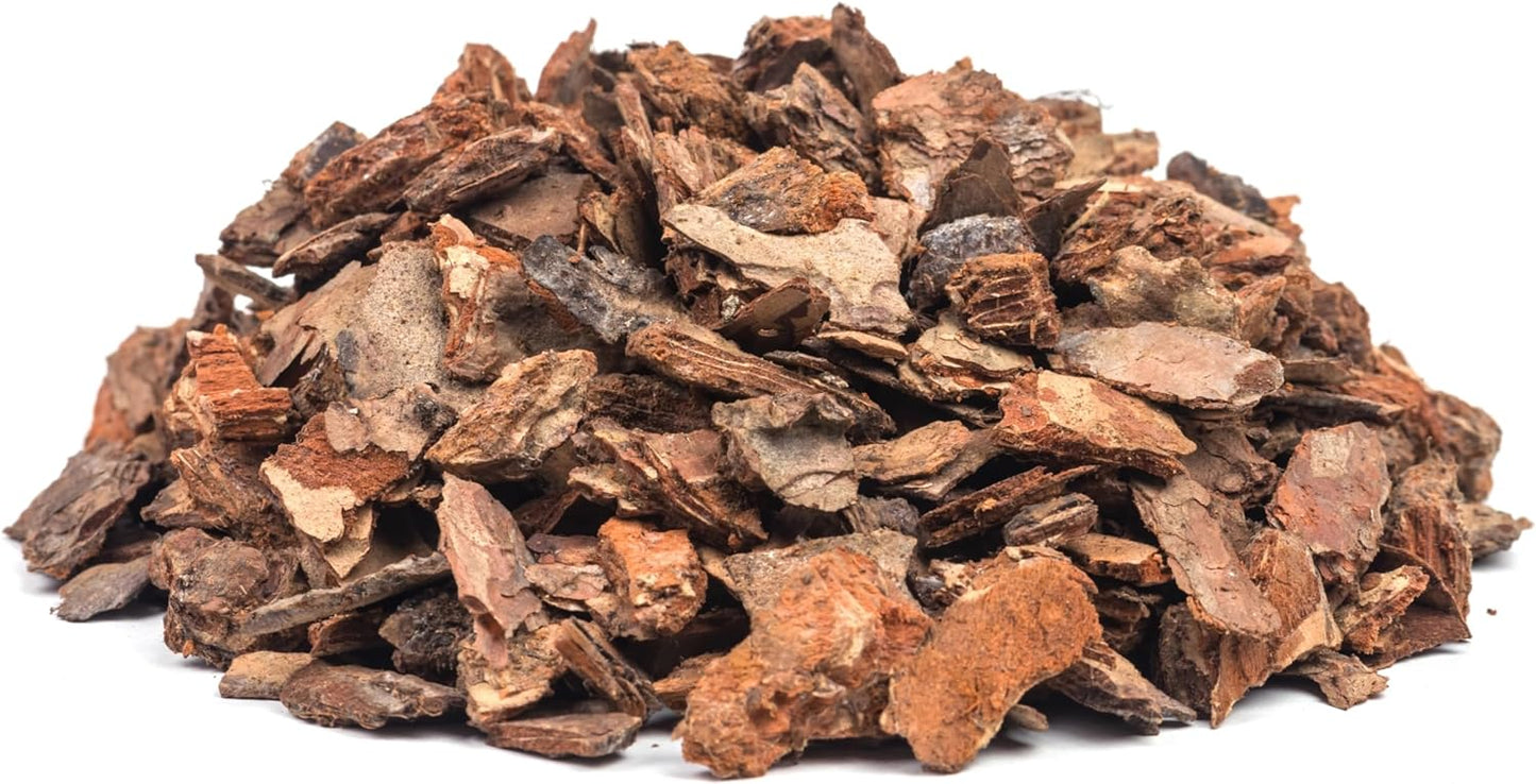 Premium Pine Bark Nuggets – Pine Bark Mulch for Gardens, Landscaping, Potted Plants, and Wood Chips for Garden Beds (0.2 CF - 4.8 L - 5 QTS)