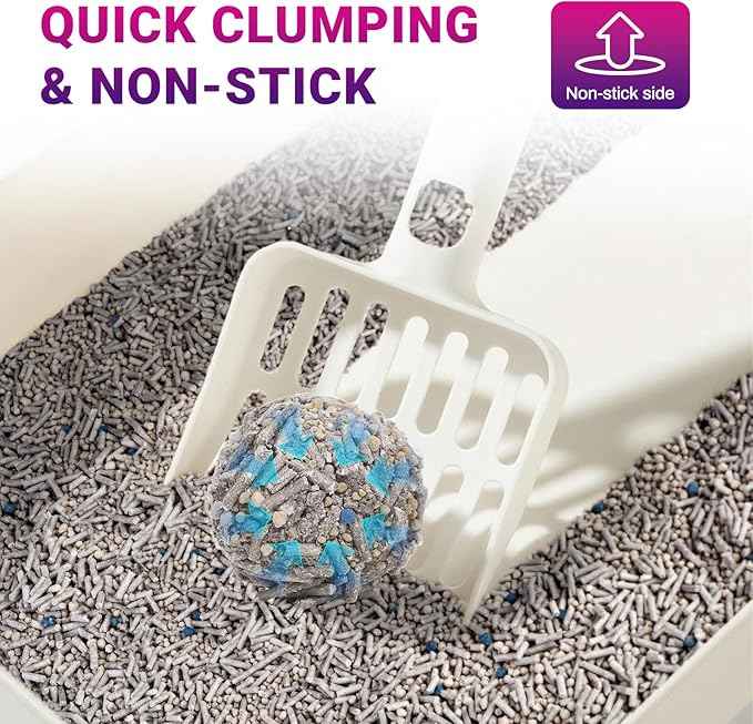 Ducksky Tofu Cat Litter Fast Clumping 5in1, Natural Plant-Based flushable Lightweight tofu Litter for Kitty, Effective Odor Control,unscented pellets, 99% Dust- Free,Low Tracking,(6.6LB x 1 Pack)