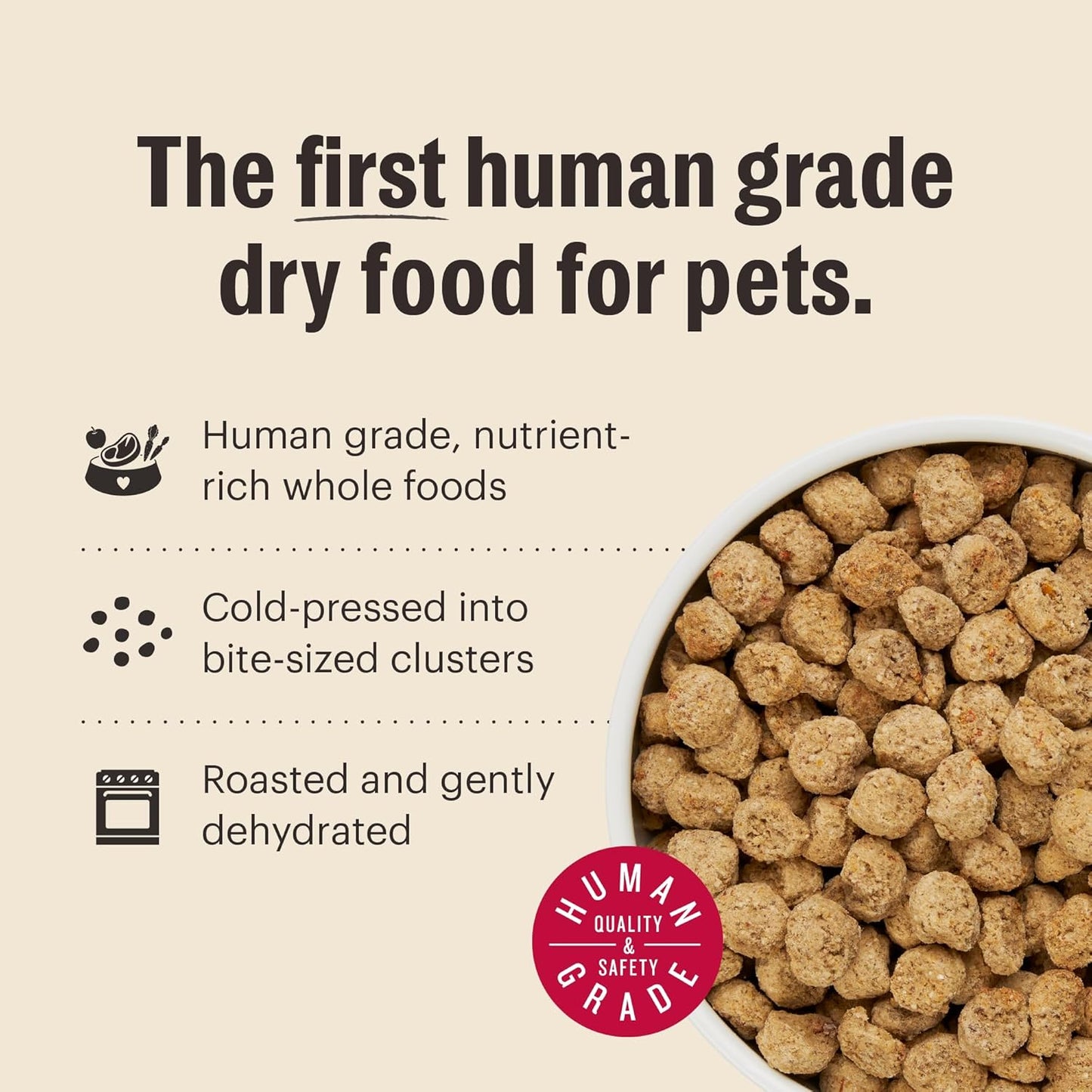 The Honest Kitchen Essential Clusters Dog Whole Grain Chicken 5 lb Bag