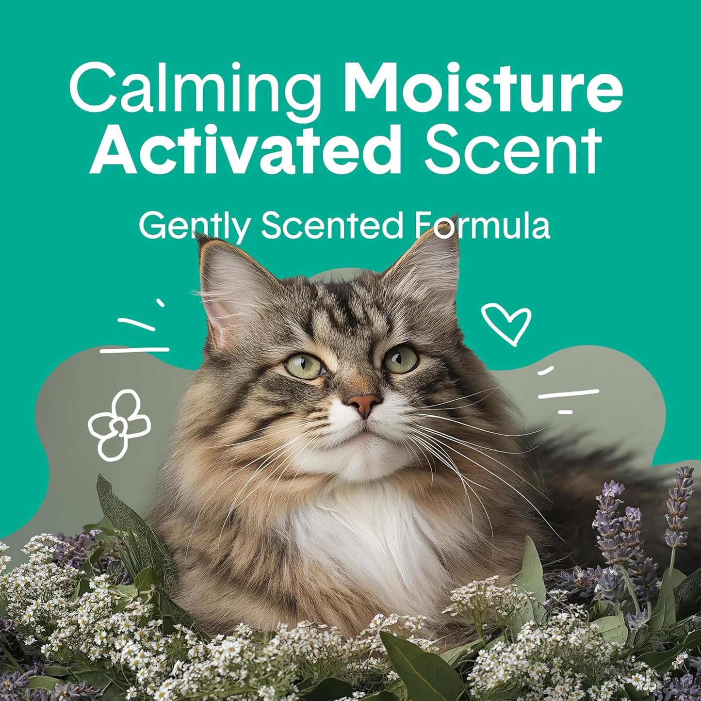Boxiecat Gently Scented Premium Clumping Clay Cat Litter, 28-Pounds