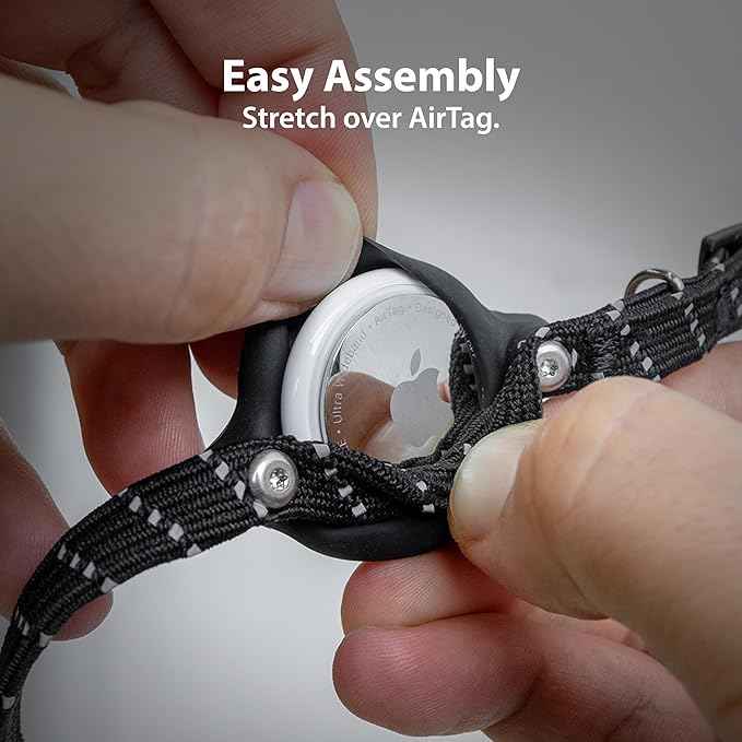 AirTag Cat Collar Breakaway - TagVault™ - Secure AirTag Cat Collar, Ultra-Compact, Doesn't Dangle, Refelective, Bell | Elevation Lab (with Collar)