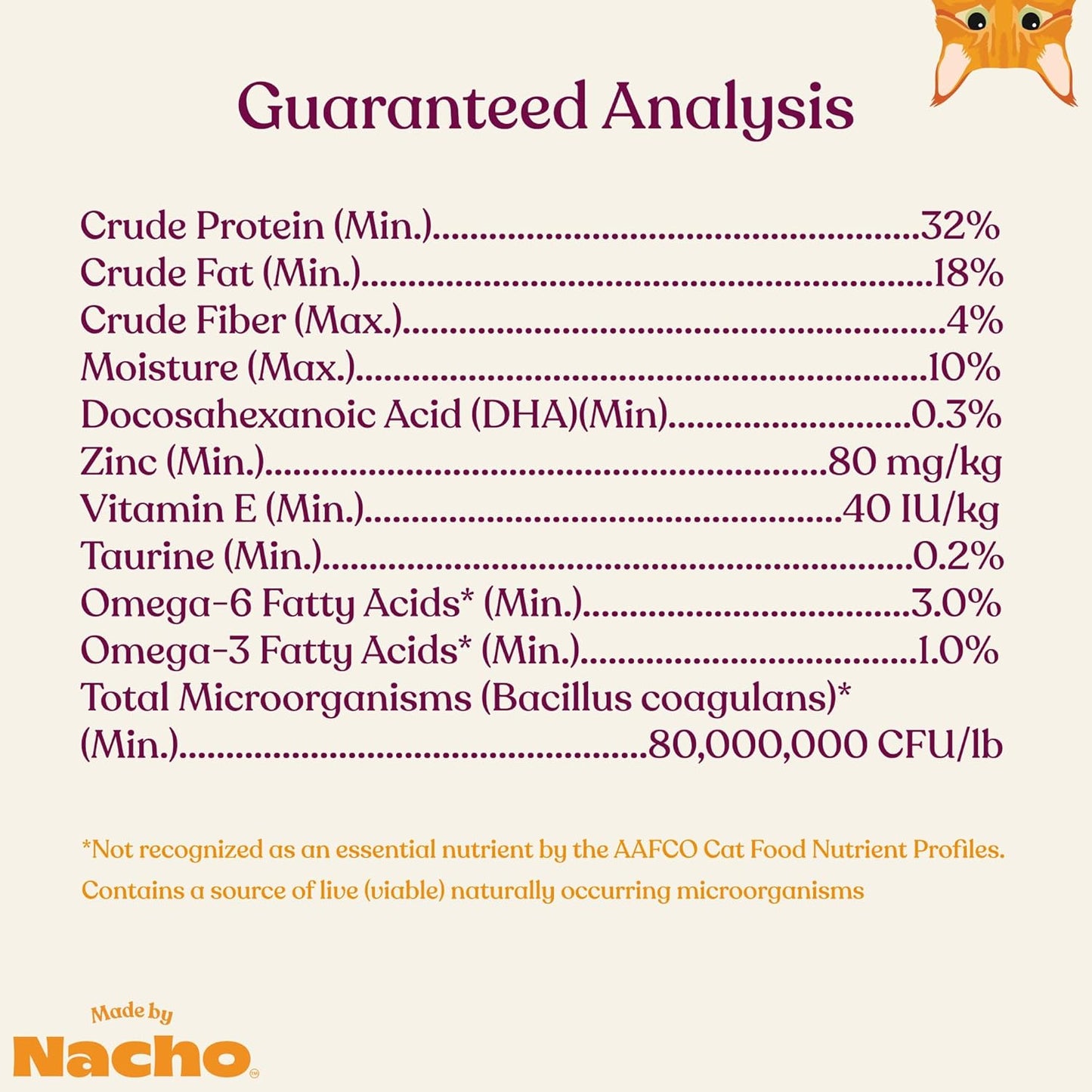 Made by Nacho Dry Cat Kibble 10lb Bag, High Protein Premium Cat Food with Freeze Dried Pieces, Sustainably-Caught Salmon, Whitefish & Pumpkin, Limited Ingredients, Single Bag