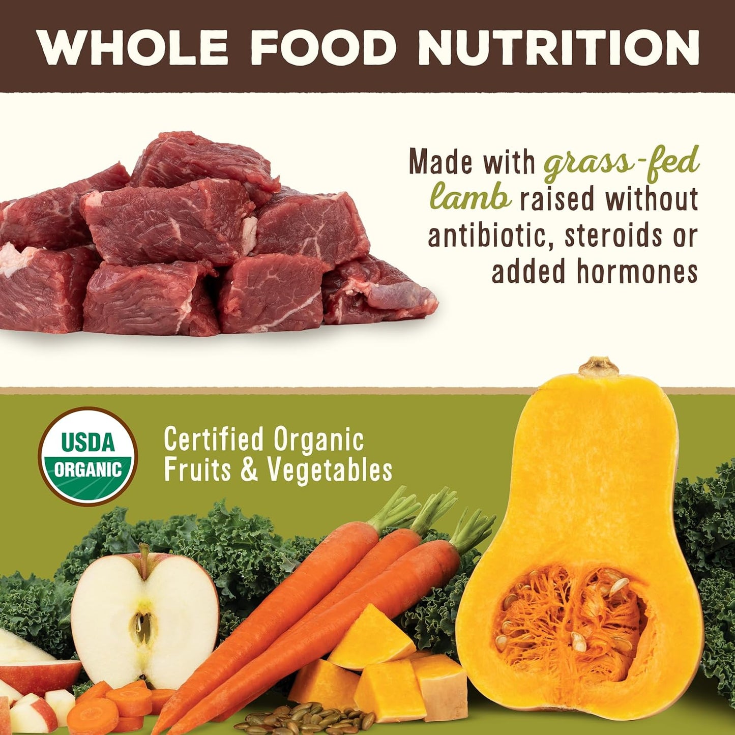 Primal Freeze Dried Dog Food, Pronto Mini Nuggets, Lamb; Scoop & Serve, Complete & Balanced Meal; Also Use as Topper or Treat; Premium, Healthy, Grain Free, High Protein Raw Dog Food (16 oz)
