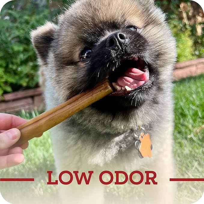 Beef Collagen Sticks for Dogs, Long Lasting Collagen Chews for Dogs. Bully Sticks Alternative High Protein Dental Treats w/Natural Collagen for Dogs Supports Joint, Skin & Coat Health