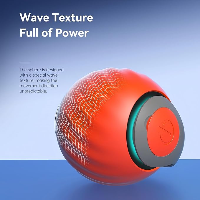 2026 New Version 3.0 Cat Toys, Cat Toys for Indoor Cats, Automatic Cat Toy, Interactive Cat Toy, Automatic Intelligent 3.0 Pet Toys, Electronic Rollerball Pet Chase Toys (Blue - 1pcs)