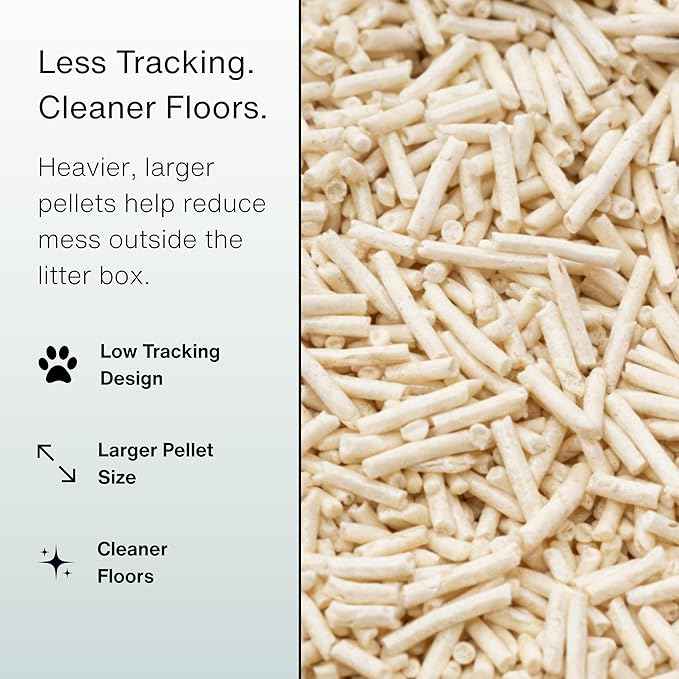 Tofu Cat Litter by Rawry | Flushable Natural Compostable Cat Litter Five Bags (5 Month Supply: 17.5kg)
