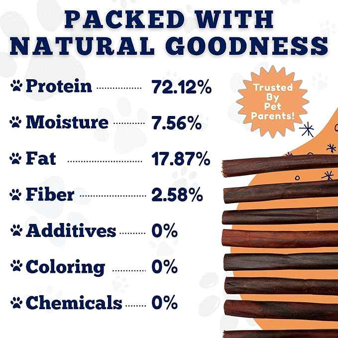 Amazing Dog Treats 6 Inch Collagen Stick - (10 Count) - Collagen Sticks for Dogs - No Hide Dog Bones