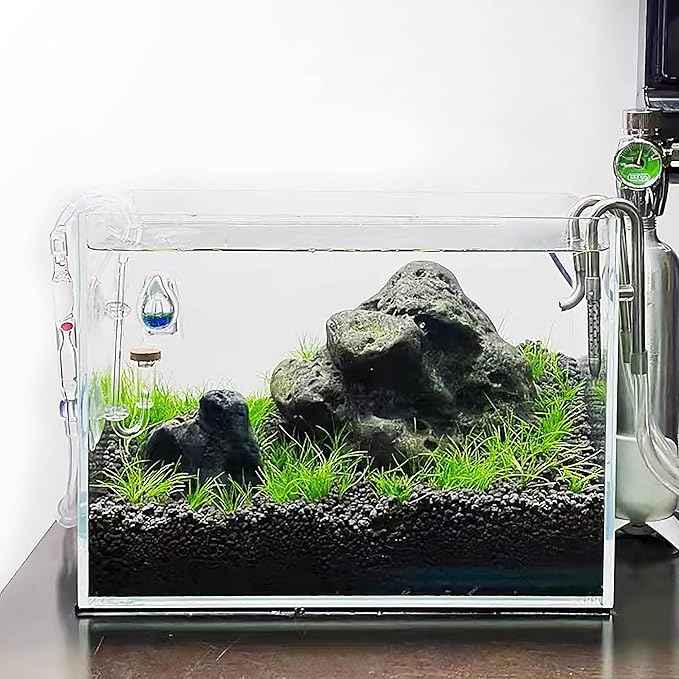 Ultra Clear Rimless Aquarium Tank 6-60 gallons Low Iron Glass (6Gal)