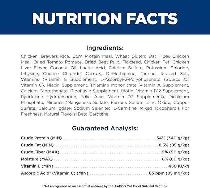 Hill's Science Diet Perfect Weight, Adult 1-6, Weight Management Support, Dry Cat Food, Chicken Recipe, 7 lb Bag