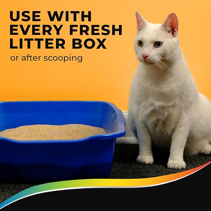 ARM & Hammer Health IQ Cat Litter Additive, with Color Changing Health Indicators, Works with Most Litter, 10 oz