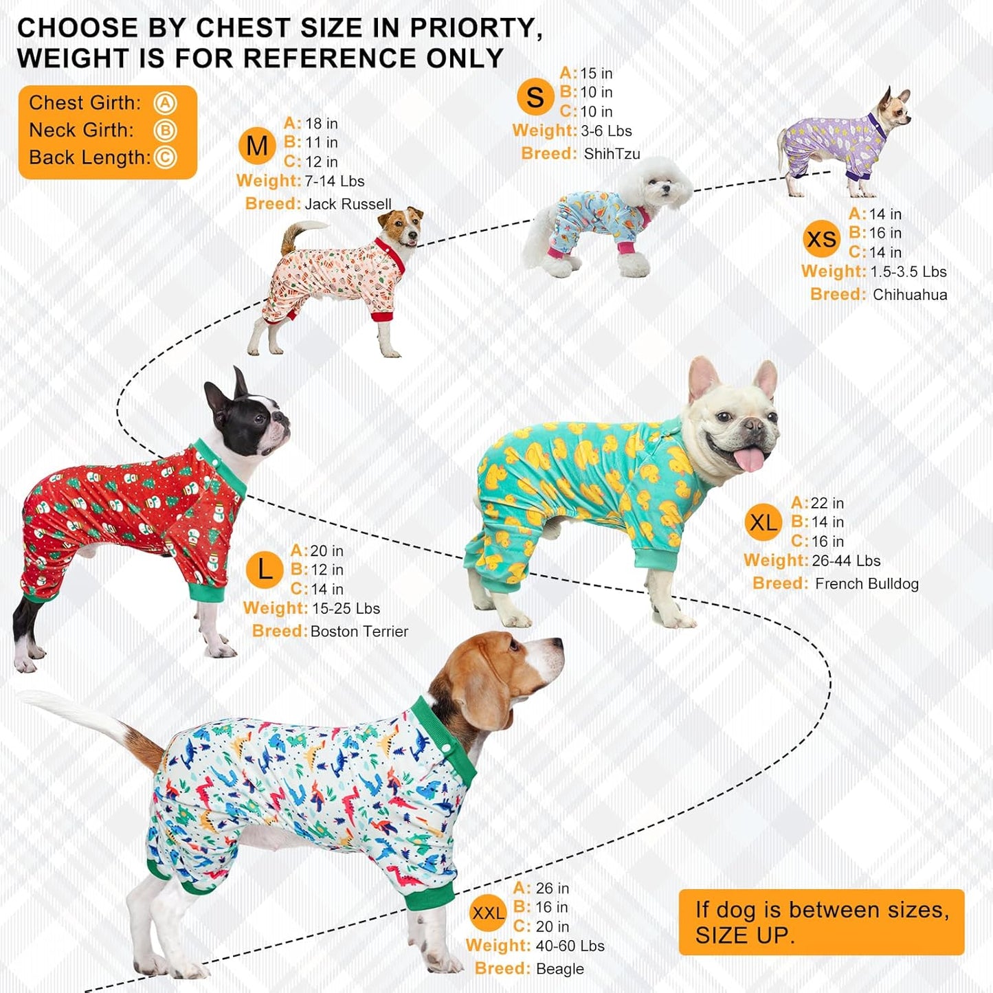 BEAUTYZOO Dog Pajamas Large Sized Dog, Summer Doggie Pajamas for Boy Girl, Soft Strechy Cotton Puppy Pjs Jammies Onesies for Men Women, Pet Jumpsuit Body Suit Cat Apparel Clothes, Yellow Duck XL