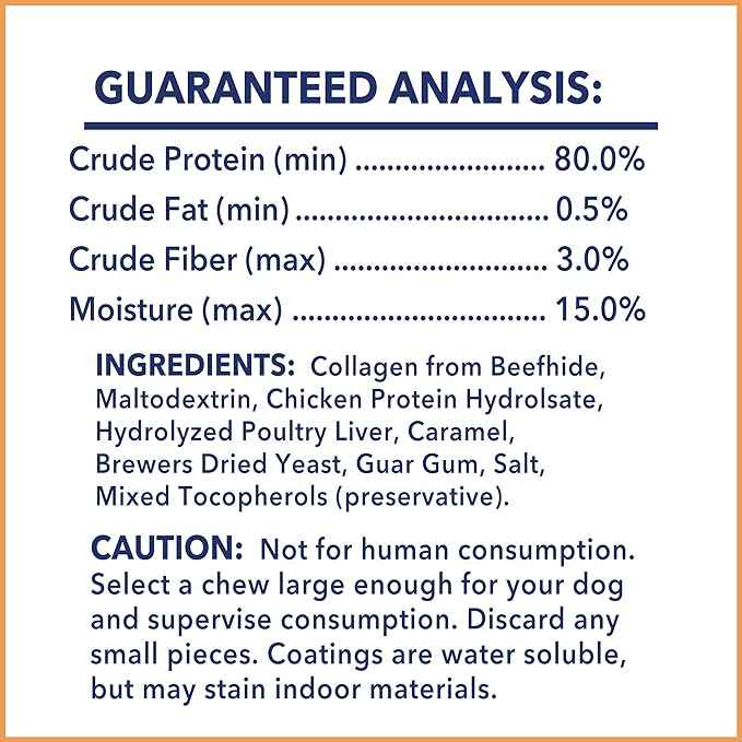 Pet Factory CareChewz Collagen +Plus 9" Rovers Dog Chew Treats - Chicken Flavor, 3 Count/1 Pack