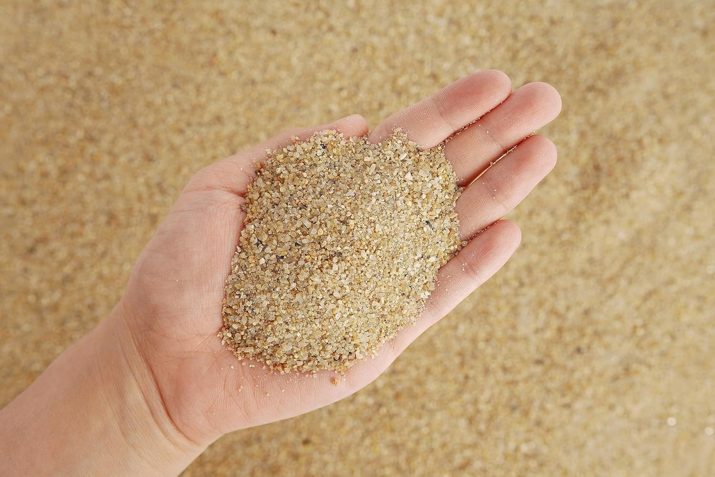 LANDEN Namale Aquarium Sand 22 lbs (6L), Super Natural for Aquarium Landscaping, Cosmetic Sand for Plant Tank, Fine Grain Natural Color River Sand for Freshwater or Blackwater Biotope Tank