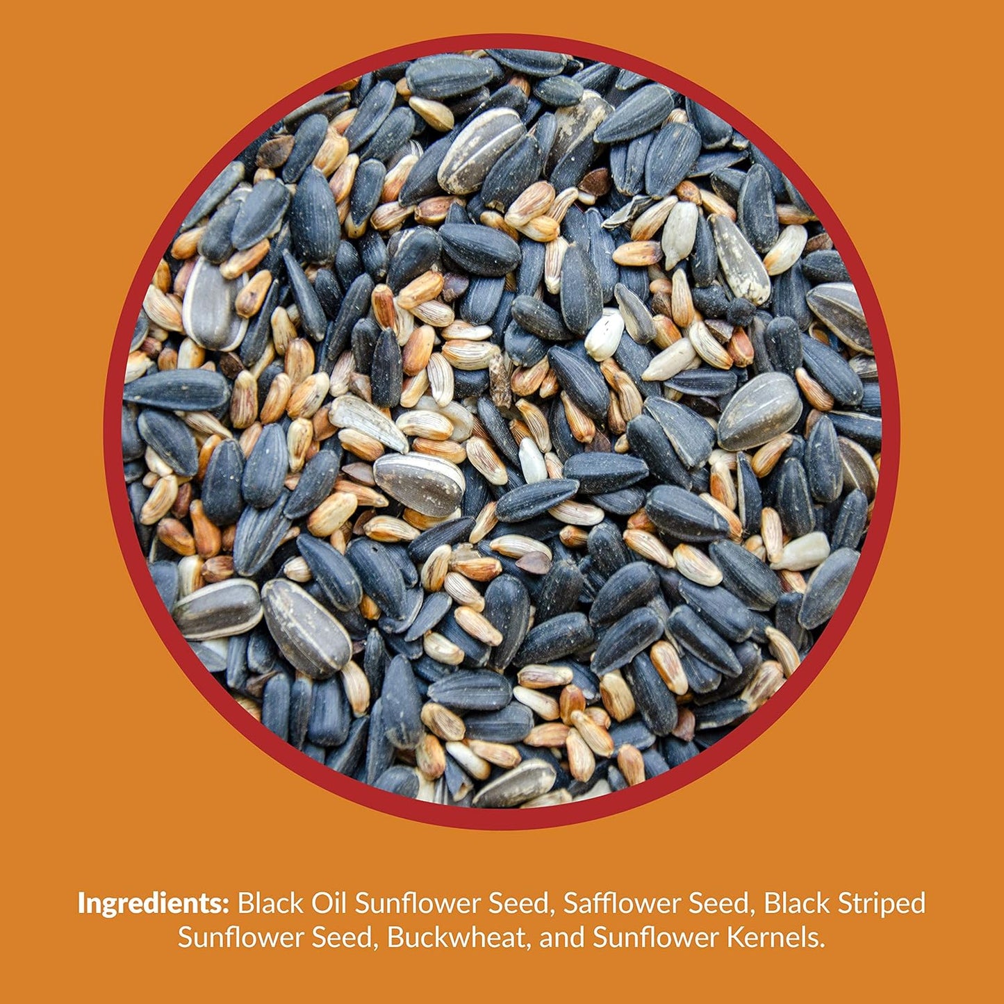 Lyric Cardinal Wild Bird Seed - Sunflower & Safflower Premium Bird Food Mix for Cardinals, Grosbeaks & Blue Jays - 3.75 lb bag